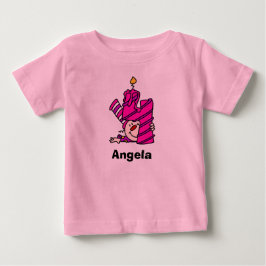 Roze Clown Derde Verjaardag T-shirt