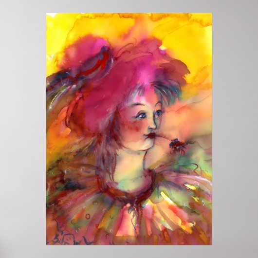 ROZE CLOWN POSTER (Voorkant)