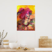 ROZE CLOWN POSTER (Keuken)