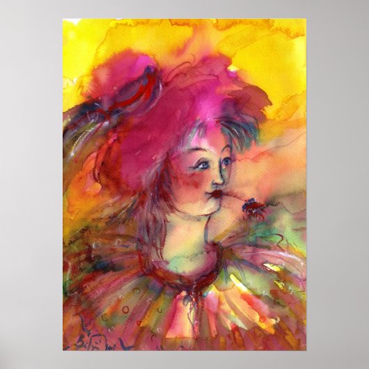ROZE CLOWN POSTER (Voorkant)