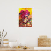 ROZE CLOWN POSTER (Keuken)