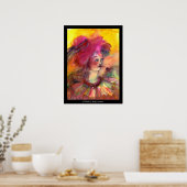 ROZE CLOWN POSTER (Keuken)