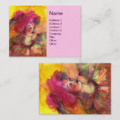 ROZE CLOWN VISITEKAARTJE (Voorkant / Achterkant)