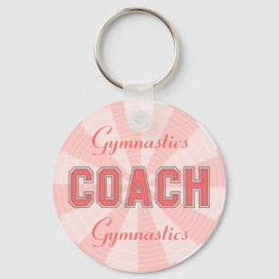 Roze coach sleutelhanger