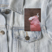 Roze Cockato Button (Insitu)