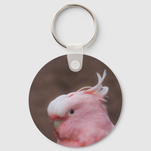 Roze Cockato Sleutelhanger (Voorkant)