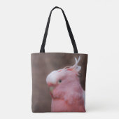 Roze Cockato Tote Bag (Achterkant)