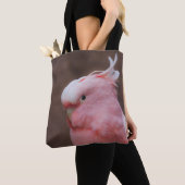Roze Cockato Tote Bag (Dichtbij)