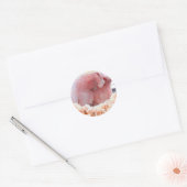 Roze Cockatoos Stickers (Envelop)