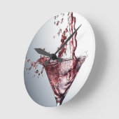 Roze cocktail 3 ronde klok (Hoek)