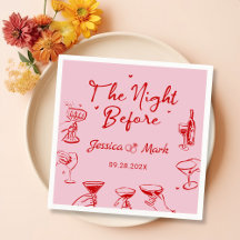 Roze Cocktail de nacht voor bruiloft