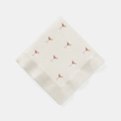 Roze cocktail met een schijfje citroen servet (Hoek)