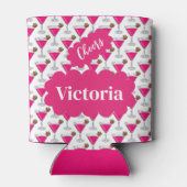 Roze cocktail Name Cheers Blikjeskoeler (Achterkant)