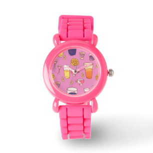 Roze cocktail Watch Horloge