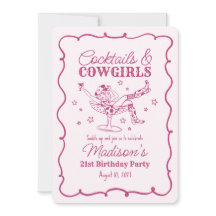 Roze Cocktails en Cowgirls Nash Bash Verjaardag