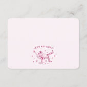 Roze cocktails en cowgirls slipjes graag invoegen informatiekaartje (Achterkant)