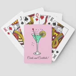 roze cocktails pokerkaarten