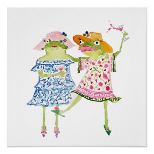 Roze, collage, coquette, preppy, trendy, kust, perfect poster