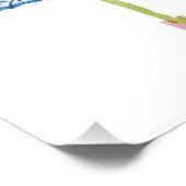 Roze, collage, coquette, preppy, trendy, kust, perfect poster (Hoek)