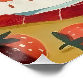 Roze, collage, coquette, preppy, trendy, kust, perfect poster (Hoek)