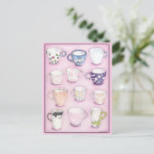 Roze Collectie Briefkaart (Staand voorkant)