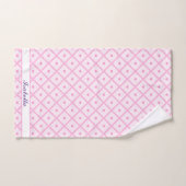 Roze Collectie met moderne spelden Bad Handdoek (Handdoek)