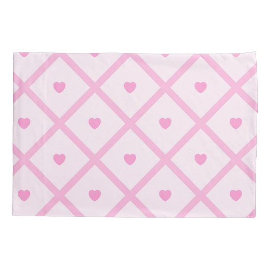 Roze Collectie met moderne spelden Kussensloop (Achterkant)