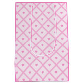 Roze Collectie met moderne spelden Medium Cadeauzakje (Achterkant)