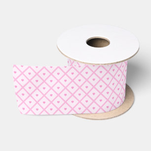 Roze Collectie met moderne spelden Satijnen Lint