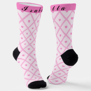 Roze Collectie met moderne spelden Sokken
