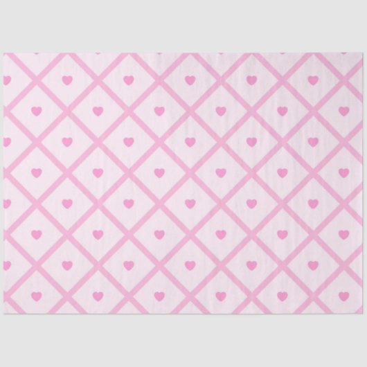 Roze Collectie met moderne spelden Tissuepapier (Voorkant)