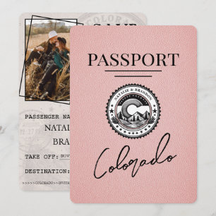 Roze Colorado Passport Save The Date