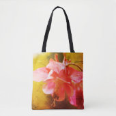 Roze Columbine-bloem kunst close-up    Tote Bag (Voorkant)