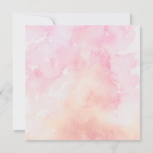 ROZE COLUMBINE BLOEM WATERVERF SPLASH BRIDAL (Achterkant)