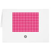 Roze combinatie diamantpatroon van Shirley Taylor (Achterkant Horizontaal)