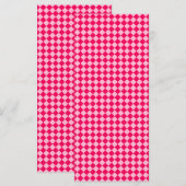 Roze combinatie diamantpatroon van Shirley Taylor (Voorkant / Achterkant)