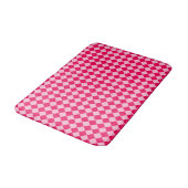Roze combinatie diamantpatroon van Shirley Taylor Badmat (Gekanteld)