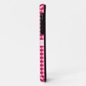 Roze combinatie diamantpatroon van Shirley Taylor Case-Mate iPhone Case (Achterkant/links)