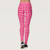 Roze combinatie diamantpatroon van Shirley Taylor Leggings (Achterkant)