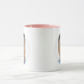 ROZE Combo-fotomok - Ronde frame op maat mok (Midden)