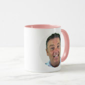 ROZE Combo-fotomok - Ronde frame op maat mok (Voorkant rechts)