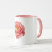 Roze Combo Mok - Pioen Bloem (Voorkant rechts)