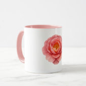 Roze Combo Mok - Pioen Bloem (Voorkant links)