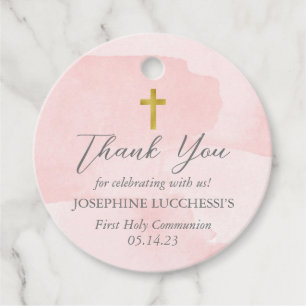 Roze communiqué-Labels, Labels van meisjes, Christ