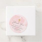 Roze communiqué-Labels, Labels van meisjes, Christ (In situ)