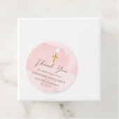 Roze communiqué-Labels, Labels van meisjes, Christ (In situ)