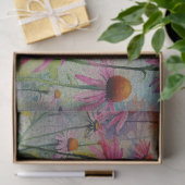 Roze Coneflower Decoupage tissuepapier (Geschenk)