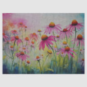 Roze Coneflower Decoupage tissuepapier (Voorkant)