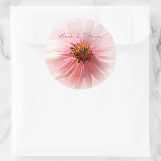 Roze ConeFlower Sticker (Tas)
