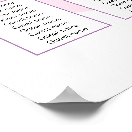 Roze Confetti cirkels Poster (Hoek)